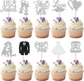 30 Pack Bride to be Cupcake Toppers Glitter Diamond Ring I Do Love Cupcake by YCTHUNFISH