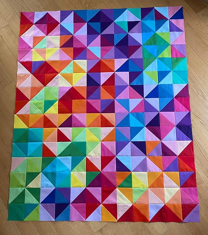 200PCS 4" x 4" 100% Precut Cotton Fabric Squares Fabric Bundles by newamishquilt