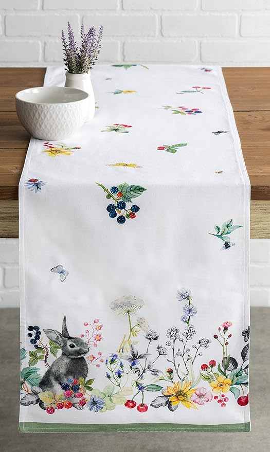 Maison d' Hermine Table Runner 100% Cotton Double Layer Table Runners 72 inches - Image 9