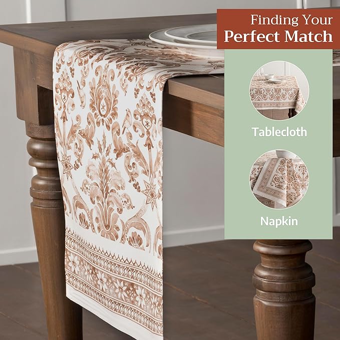 Maison d' Hermine Table Runner 100% Cotton Double Layer Table Runners 72 inches - Image 5