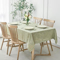 maxmill Flaxy Faux Linen Tablecloth by maxmill