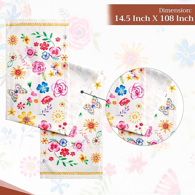 Maison d' Hermine Table Runner 100% Cotton Single Layer Table Runners 108 - Image 4