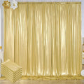 30x10 ft Wrinkle Free Gold Sequin Backdrop Curtain by ENJOYYOURPARTY