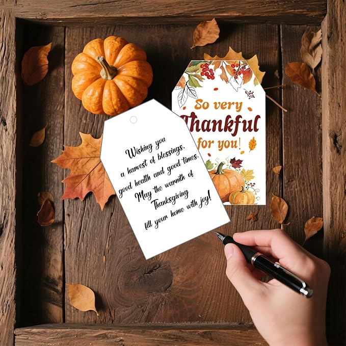50Pcs Thanksgiving Gift Tags - Image 4
