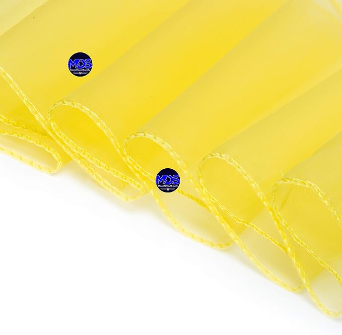 MDS Pack of 250 PCS Organza Chair Sashes Wider Dining Chair Bows Ribbon Tie Back - Image 5