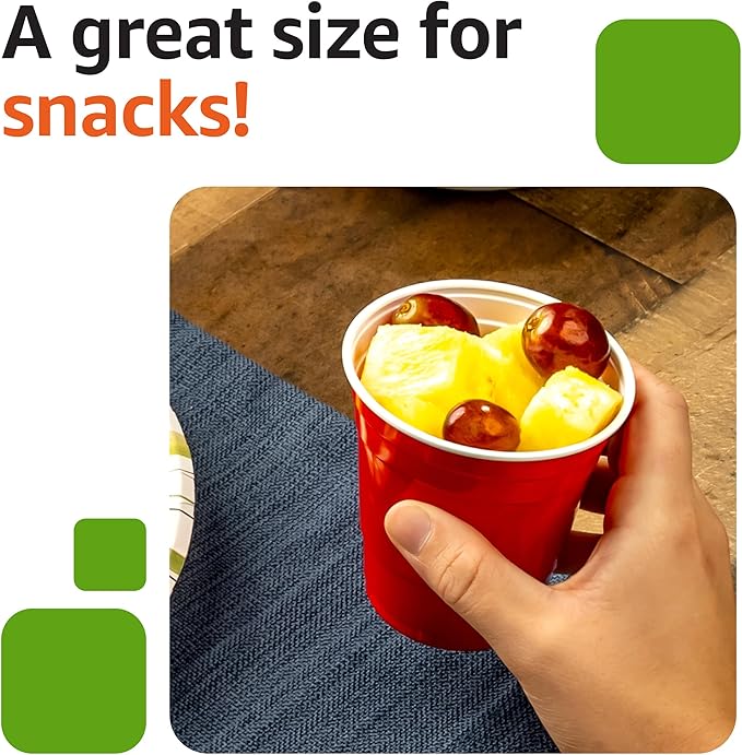 Amazon Basics Small Disposable Plastic Party Cups - Image 6