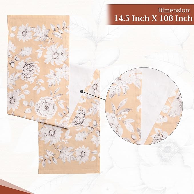 Maison d' Hermine Table Runner 100% Cotton Single Layer Table Runners 108 - Image 4