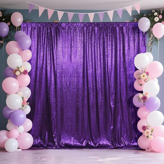 SquarePie Sequin Backdrop Curtain Not See Through Thick Glitter Background - Image 5