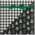 Current Christmas Tree Farm Double-Sided Jumbo Rolled Gift Wrap, Premium by Current