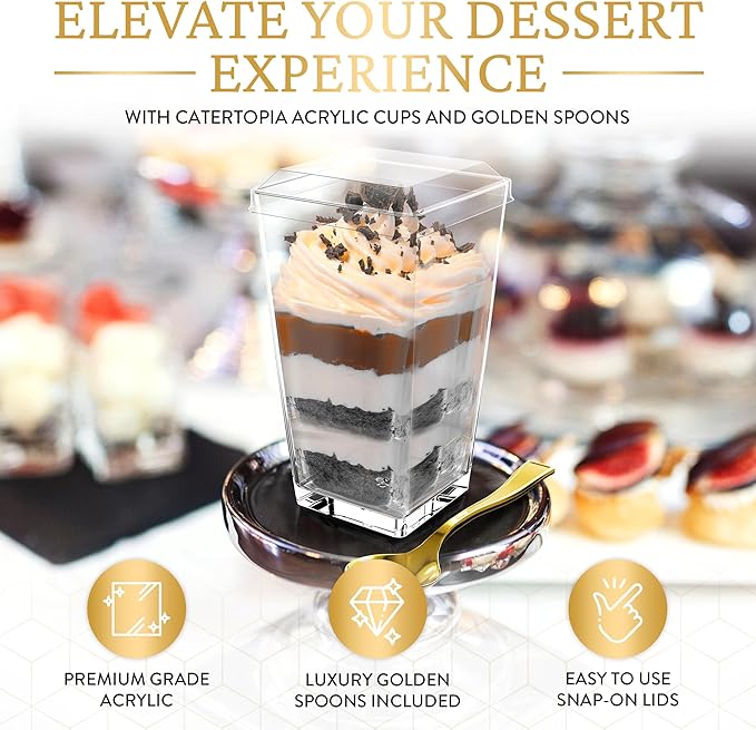 100 Pack 3 oz Mini Dessert Cups - Image 3
