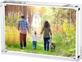 Boxalls 6x8 Inches Acrylic Picture Frame, Double Sided Clear Frameless Photo by BOXALLS