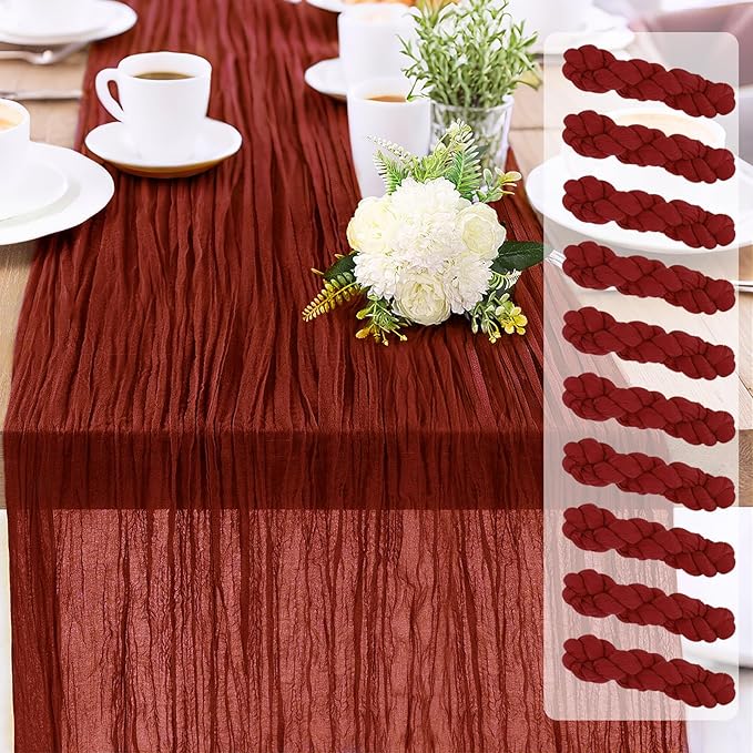 Cheesecloth Table Runner 10FT by Unknown