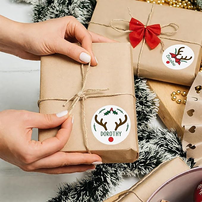 callie Personalized Christmas Stickers - Image 6