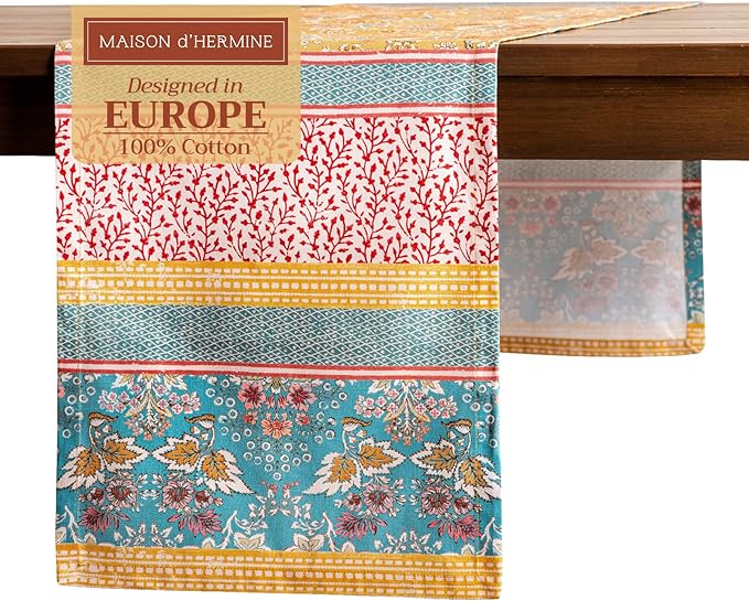 Maison d' Hermine Table Runner 100% Cotton Single Layer Table Runners 72 inches by MaisondHermine