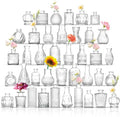 Bud Vases Set of 40, Small Glass Vases by ROLLSCERAY