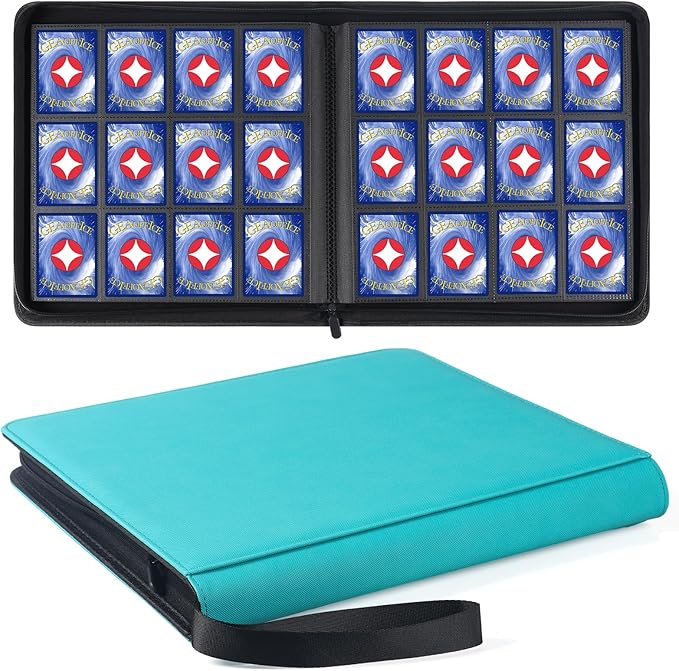 GEAoffice 12 Pocket Card Binder Side Loading Holds 720 Cards, Ringless Trading by GEAoffice