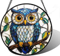Stained Glass Window Hanging, Owl Gifts by DASTOLL