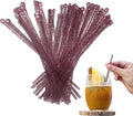 Coffee and Cocktail Stirrers, Reusable Plastic Drink Stirrer Sticks, 100 Ball by RoyerCorporation