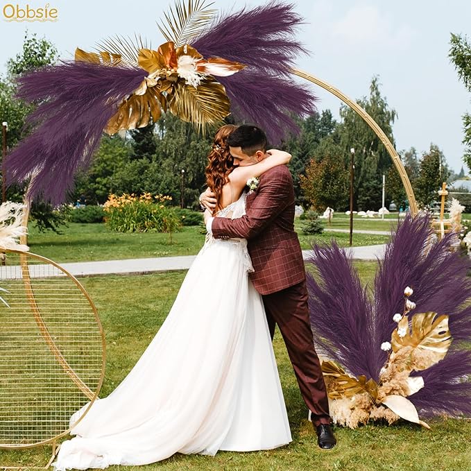35" Faux Pampas Grass Decor - Image 2