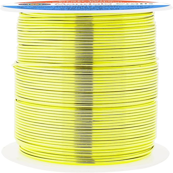 Mandala Crafts 20 Gauge Anodized Aluminum Craft Wire by MandalaCrafts