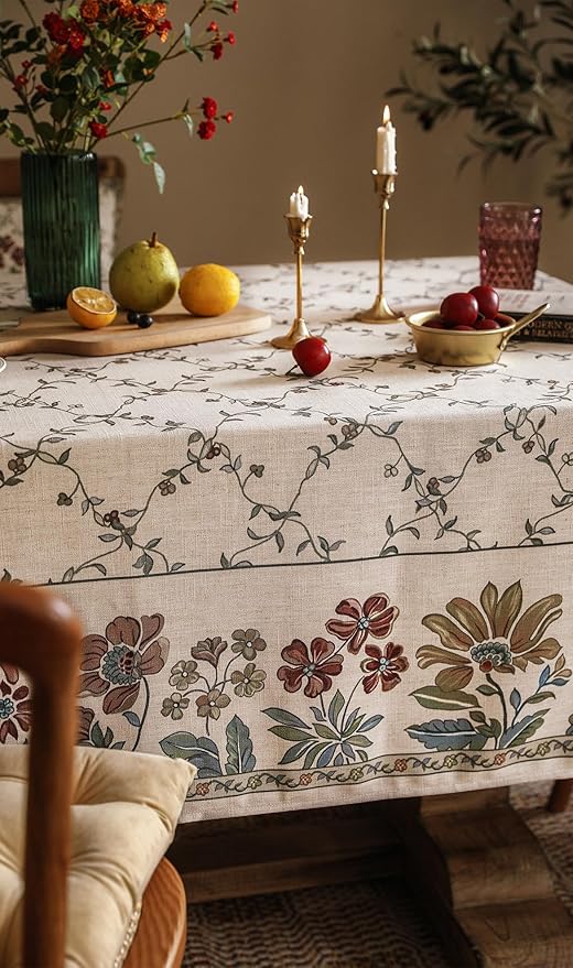 patdrea Designer Linen French Small Tablecloth - Image 9