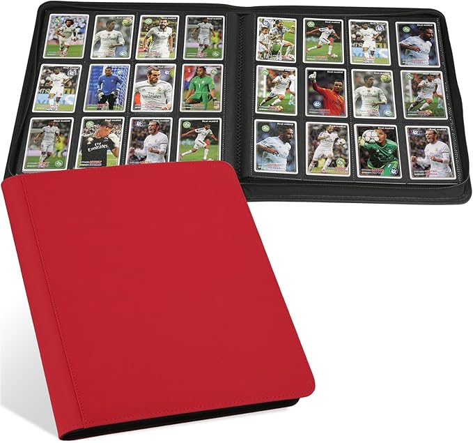 Trading Card Binder 12 Pocket, 720 Pockets Card Binders, Card Collection Binder by GERMUN