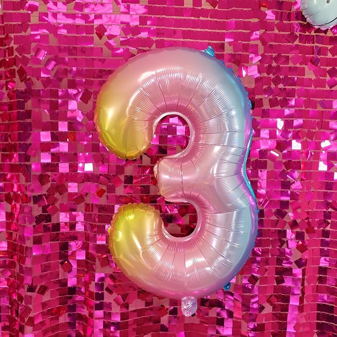 Hot Pink Square Sequin Backdrop 8ft * 8ft 1 Panel, Shimmer Wall Backdrop - Image 3