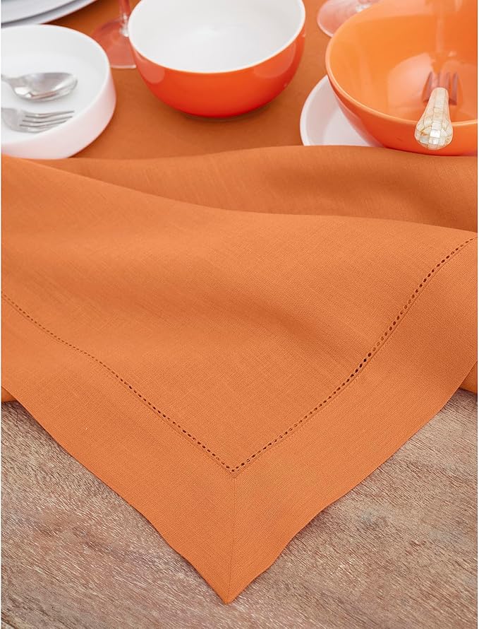 Solino Home Linen Tablecloth 60 x 90 Inch - Image 3