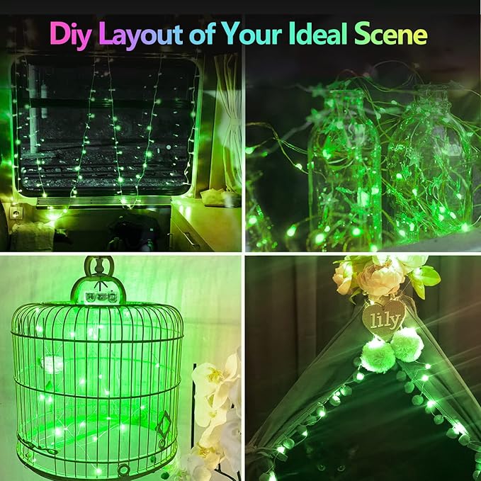 4 Pack 20FT 60LED Halloween Battery Operated Fairy Lights - Image 6