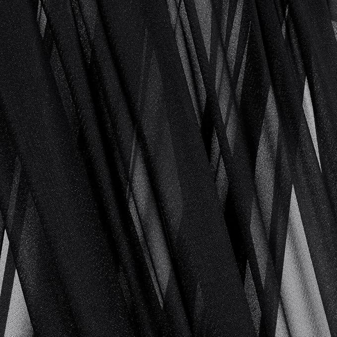 Black Fall Halloween Elegant Arch Draping Fabric Outdoor 1 Panel 29" × 20Ft - Image 3