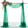 VDS Pack of 3 Panel Wedding Arch Draping Fabric Sheer Chiffon Fabric Drapery by VDS