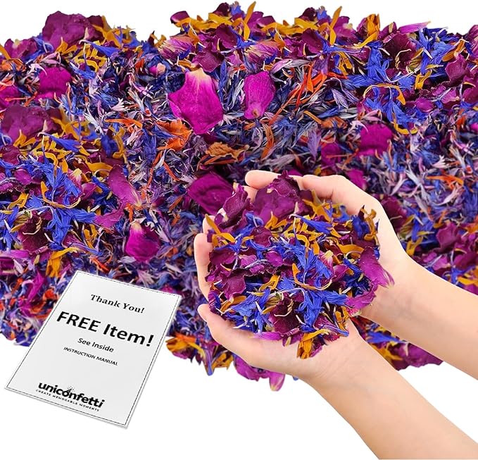 Dried Flower Mixed Flowers Biodegradable Confetti by JAPJA