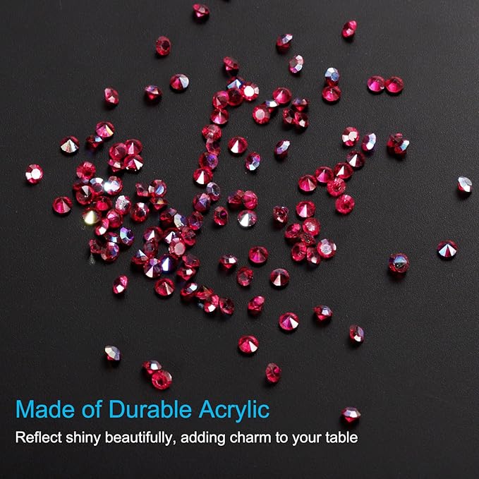 PATIKIL 14000Pcs Wedding Table Scatter Confetti Crystals 3mm Acrylic Diamonds - Image 3