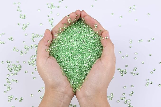 10000 pcs/Pack Wedding Table Scatter Confetti Crystals Acrylic Diamonds Vase - Image 3