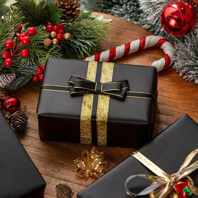 Garbendy Black Wrapping Paper - Image 2