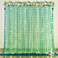 Hunter Green Tulle Backdrop Curtains by Suppromo