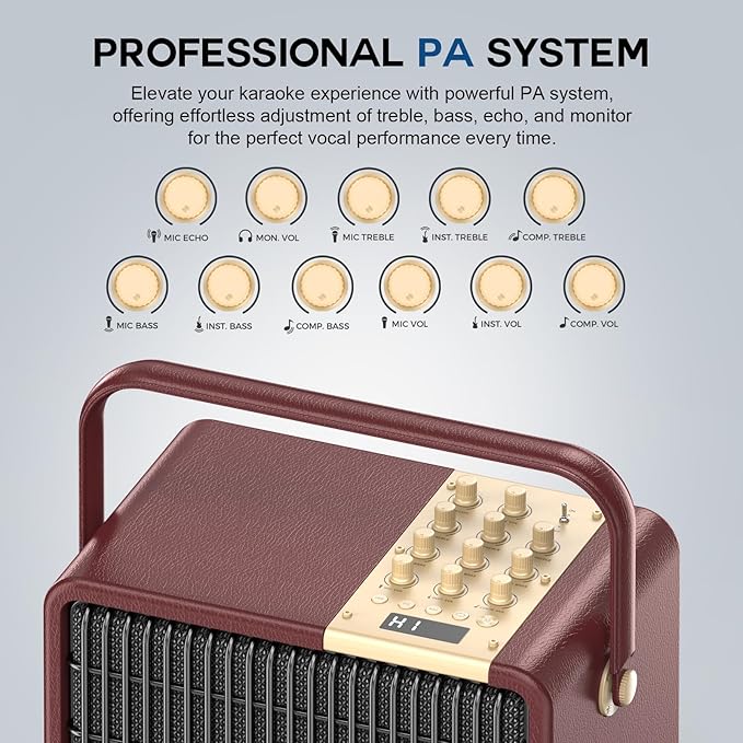 320W Peak Power Karaoke Machine - Image 4
