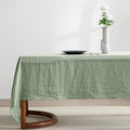 EVERLY 100% Pure Linen Rectangle Tablecloths 60x108Inches by EVERLY