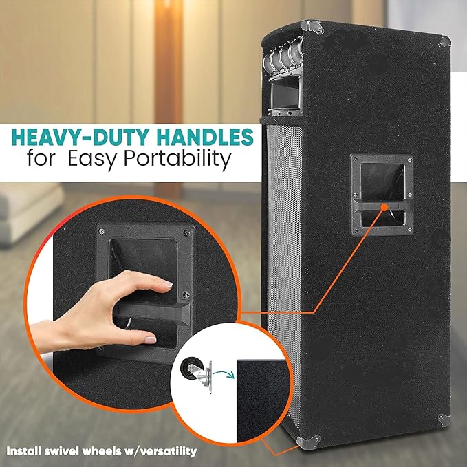 Pyle Portable Cabinet PA Speaker System - Image 6