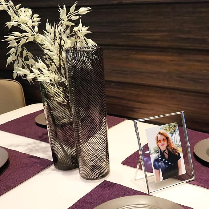 Silver Floating Frame, For Picture 5x7, Small Desktop Photo Frame, Classy Gift - Image 9