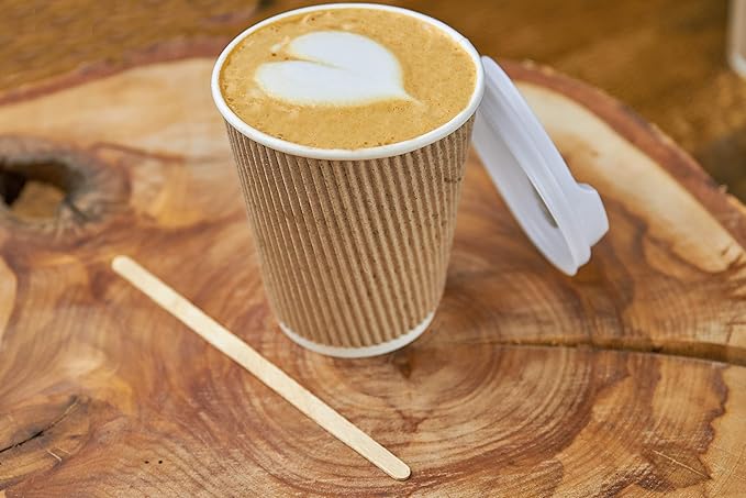 Makerstep Birch Wood Coffee Stirrers, 7 Inch Coffee Stir Sticks Eco-friendly - Image 7