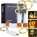 Wine Bottle Lights with Cork Switch by Godinsky