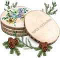 ZOCONE 10 Pcs Large Wood Slices 11-13 Inches Unfinished Rounds, Natural by ZOCONE
