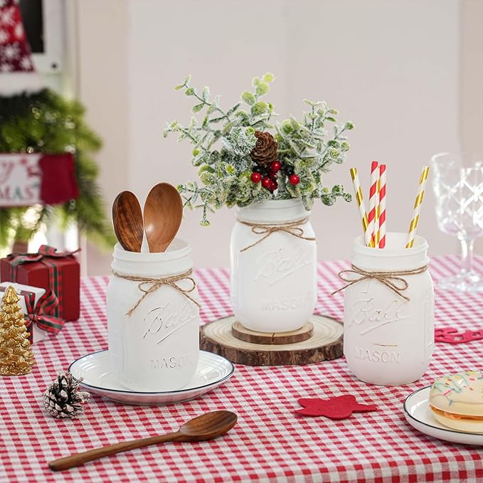 Christmas Mason Jars, Christmas Centerpieces - Image 6