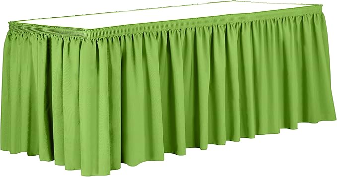 Ultimate Textile Pleat Polyester Fabric Table Skirt by UltimateTextile
