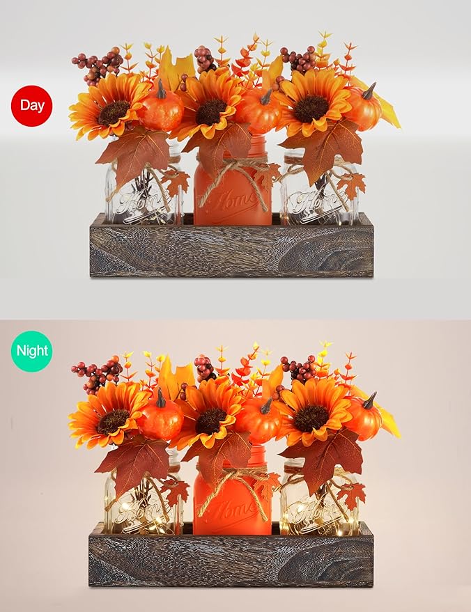 Fall Thanksgiving Table Decor, Centerpieces - Image 5