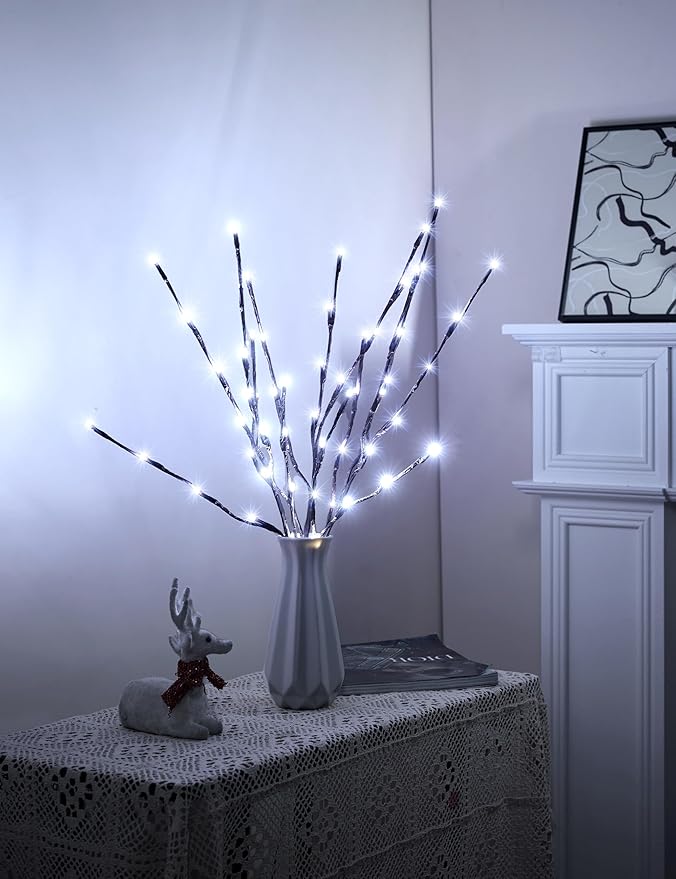 3 Pack Lighted Branches for Vases Plug in - Image 5