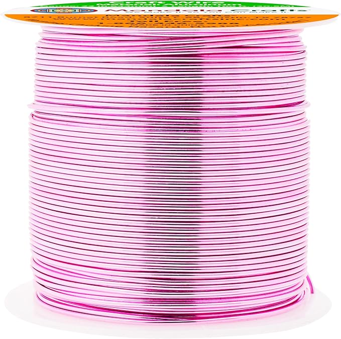 Mandala Crafts 22 Gauge Anodized Aluminum Craft Wire by MandalaCrafts