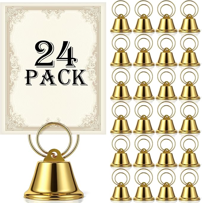 24 Pcs Table Number Holders Place Card Holders by MotiMind