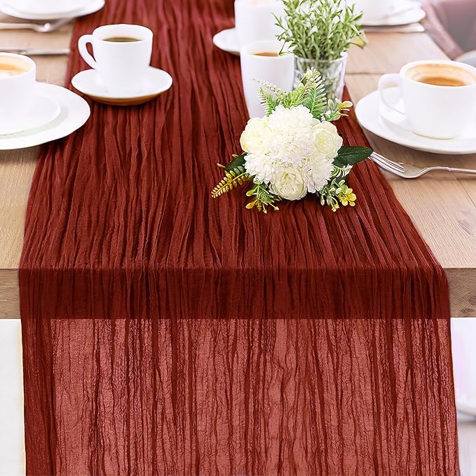 Cheesecloth Table Runner 10FT by Unknown